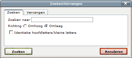 Zoek Vervang Zoek Vervang